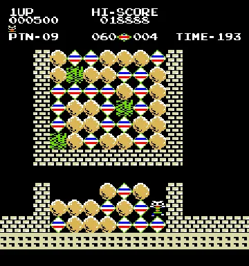 Boulder Dash / Boulder Dash Part 2 (Japan) screen shot game playing